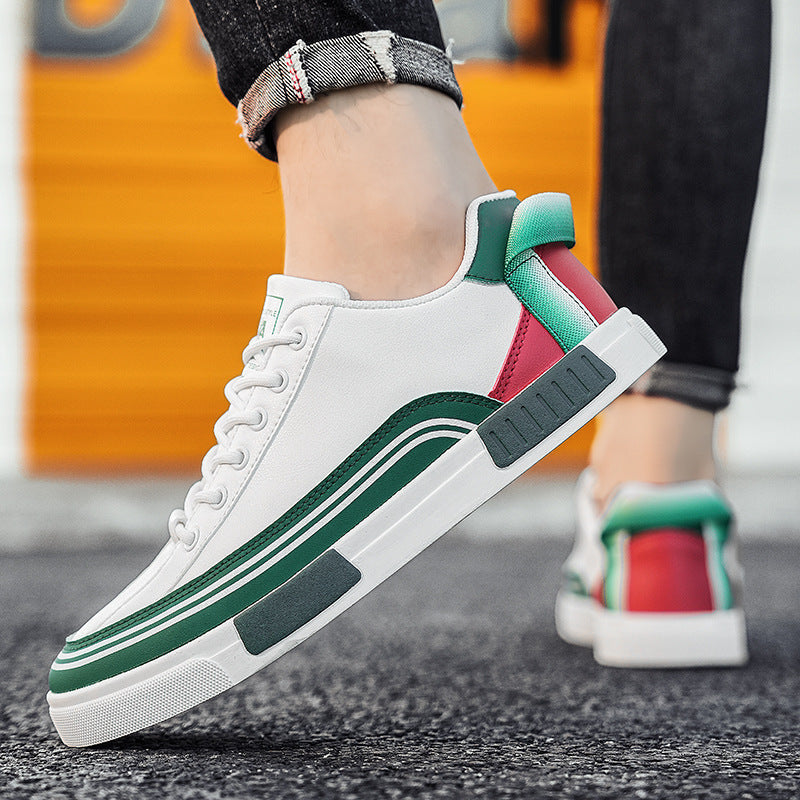 Bergen Vegan Leather Sneakers with Cushioned Insole and Durable Rubber Outsole for Urban Style