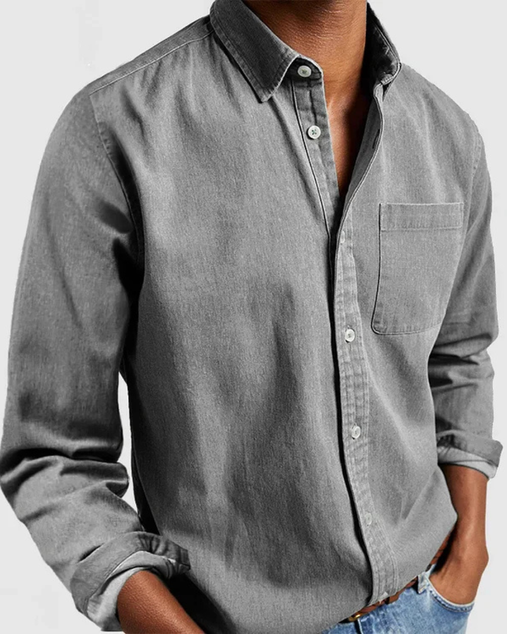 Bruno Men's Cotton Shirt - Soft, Breathable Fabric for Casual and Smart Occasions