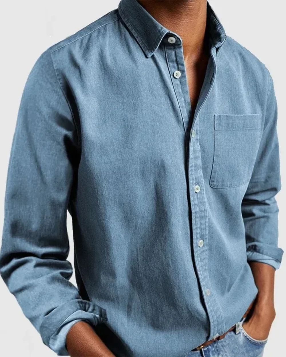 Bruno Men's Cotton Shirt - Soft, Breathable Fabric for Casual and Smart Occasions