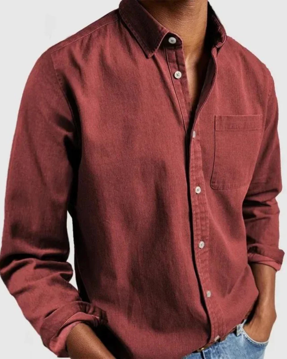 Bruno Men's Cotton Shirt - Soft, Breathable Fabric for Casual and Smart Occasions