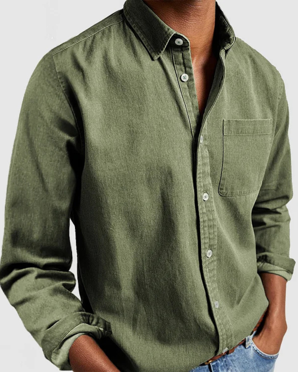 Bruno Men's Cotton Shirt - Soft, Breathable Fabric for Casual and Smart Occasions