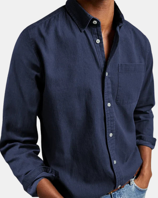 Bruno Men's Cotton Shirt - Soft, Breathable Fabric for Casual and Smart Occasions