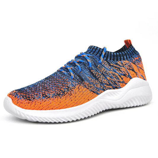 Breathable Knit Slip-On Trainers with Lightweight EVA Outsole for Walking and Light Workouts